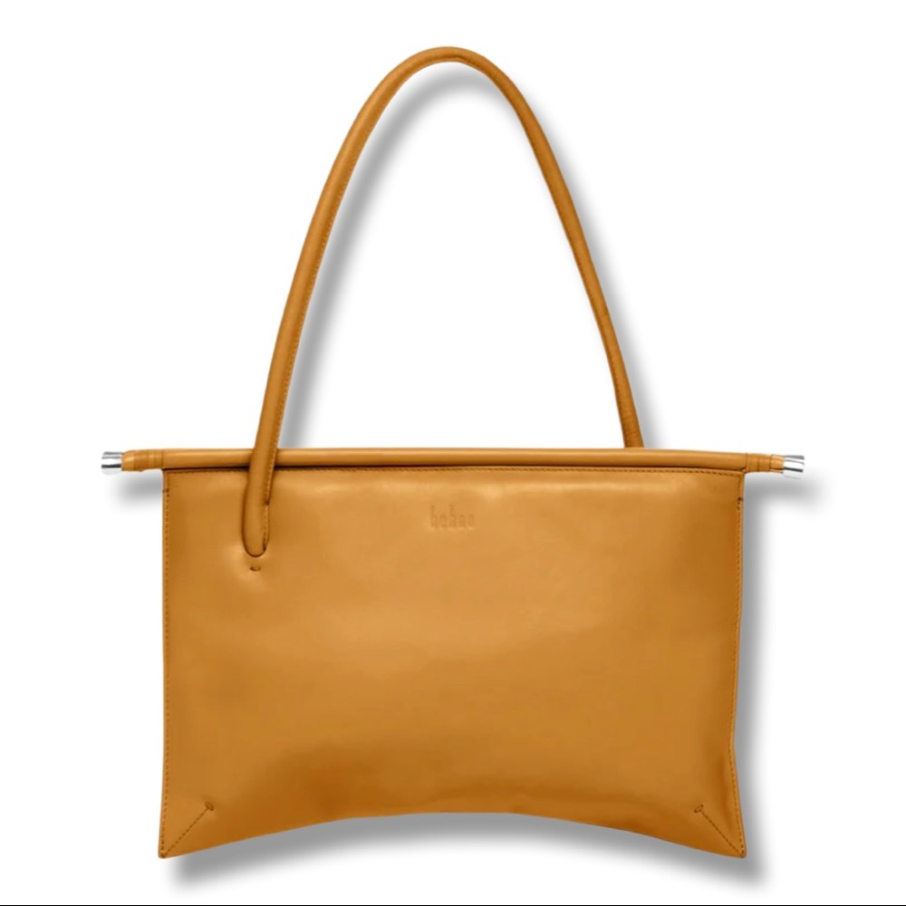 Behno Frida Flat Tote in Mustard Color